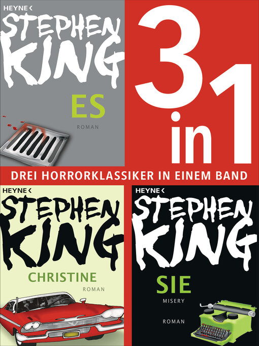 Title details for ES / Sie / Christine (3in1-Bundle) by Stephen King - Wait list
